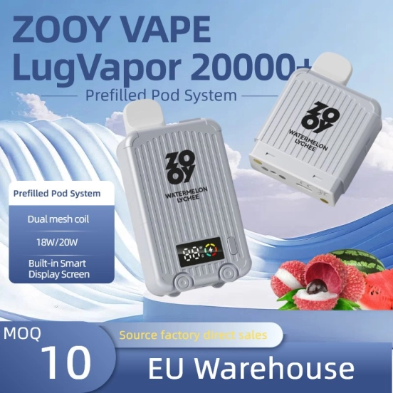 China Disposable Zooy Bar 20000 Puffs LugVapor + Vape Wholesale