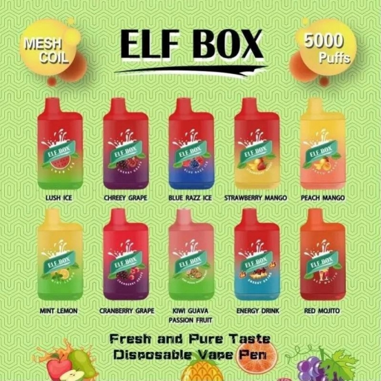  Elf Box 5000 Puffs Disposable Vape Pod