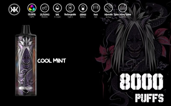 Wide Flavor Selection Disposable volestech Vape Eck Kk 8000 Puffs Wholesale