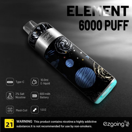 Vapes Wholesale Ezgoing Ezgoing-fk03 Element About 6000 Puffs