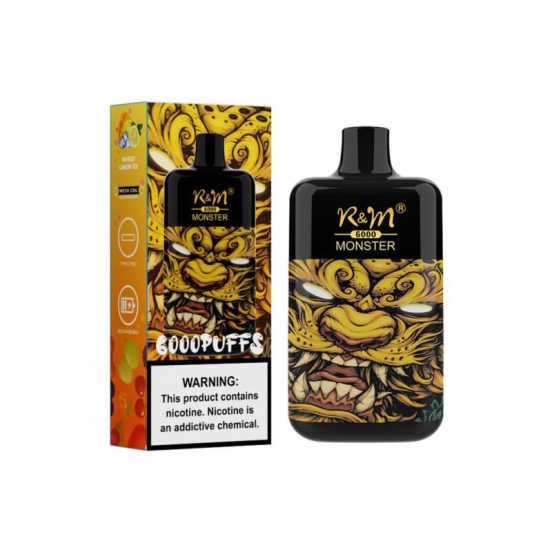Disposable Vape Brands Smok R&m Monster 6000 Puffs