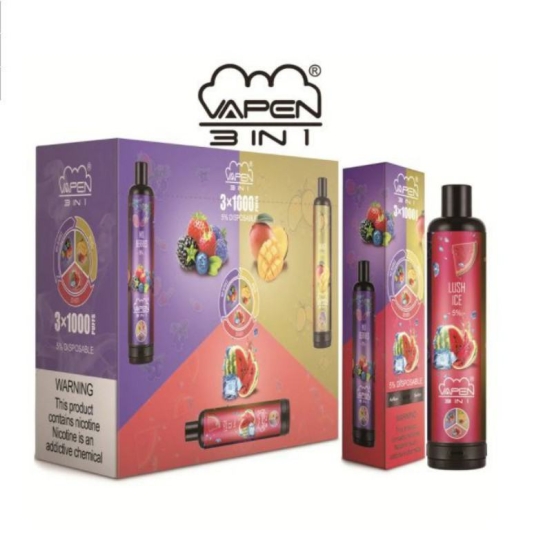 Disposable Fucig, OEM -3000 3*1000 Puffs Vape Brands