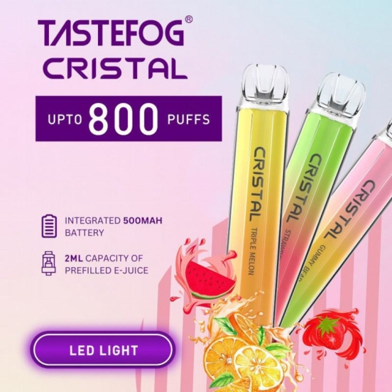 Best Vape TASTEFOG Pen Crystal Disposable Vape