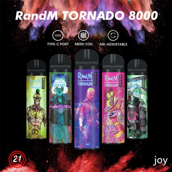 Wide Flavor Selection Disposable Tornado 8000 Vape Pens Wholesale