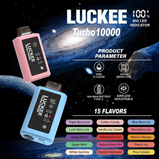 Best Selling zbood Luckee Turbo 10000 Big Hit Disposable Vape