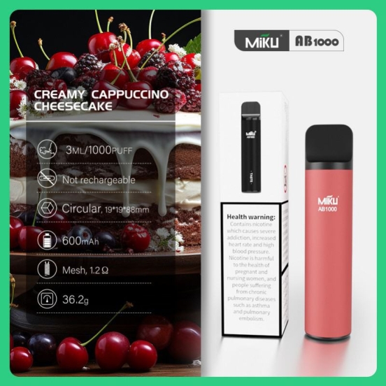 Hot Selling Miku Ab10001220 Hits Vape