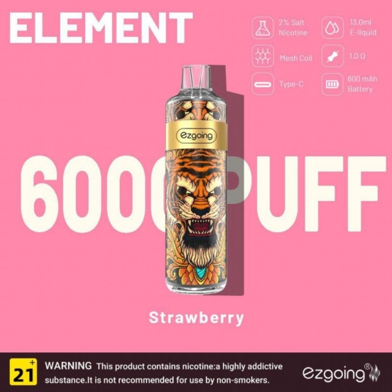 Ezgoing Disposable Vape Ezgoing-element 7000 About 7000 Puffs Brands