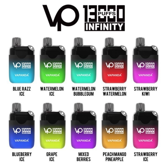 All Flavors Vapanda Vp Infinity 13k 15000 Puffs Wholesale Price