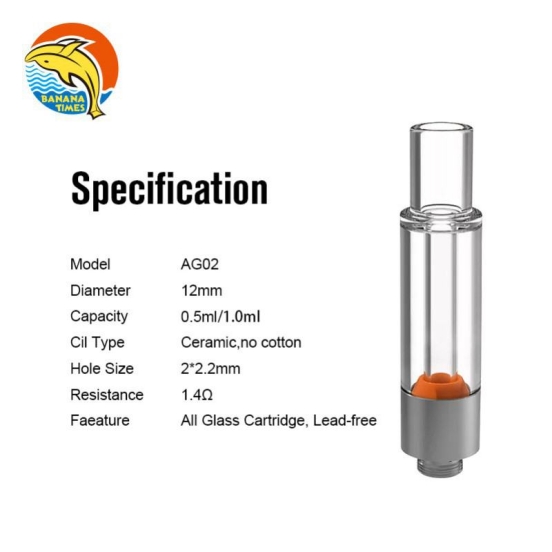 Premium Vape Bar Bananatimes Ag02  Cartridge Wholesale