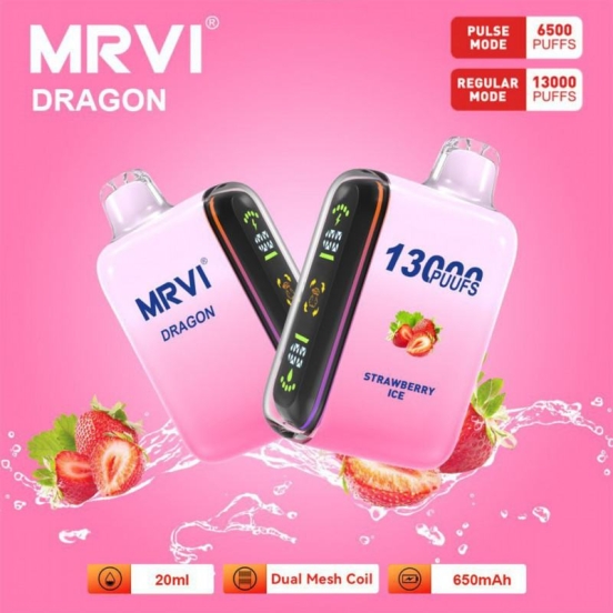 Wide Flavor Selection MRVI Dragon 13000 Puffs Disposable Vape Device