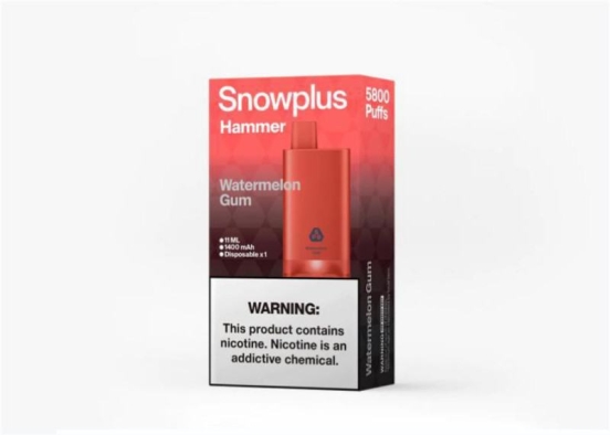 Hot Selling Snowplus Snowplus Hammer 5800 Puffs Disposables Vape Wholesale