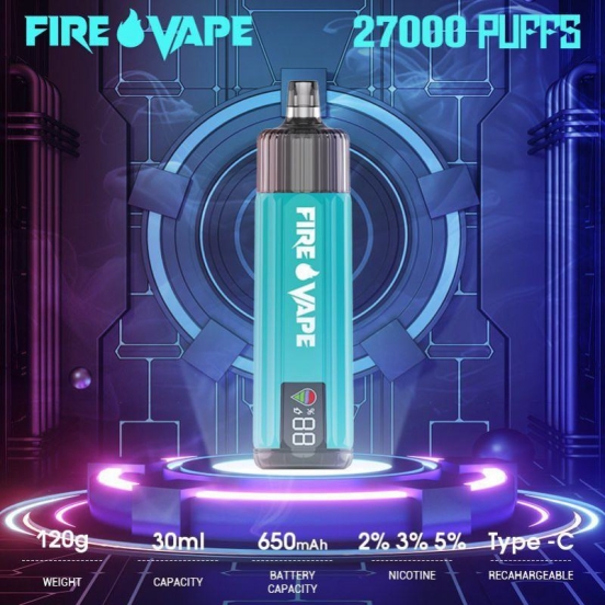 FIRE Fire Hurricane 27000 Wholesale Price Disposable Vape Bar
