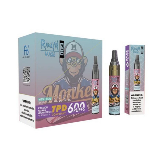 Bulk Price Wholesale Vape Bars Randm Vase 600 Puffs