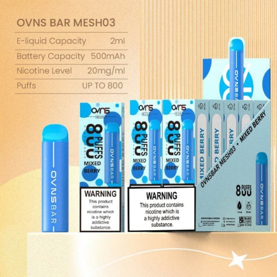 Hot Selling Disposable Vape Brands OVNS Ovns Mesh03 800 Puffs