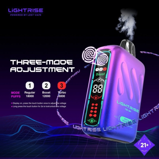 Premium Vape Pen Lost Pens Lightrise Tb 18000 Puffs