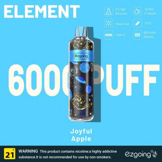 Ezgoing Disposable Vape Ezgoing-element 7000 About 7000 Puffs Brands
