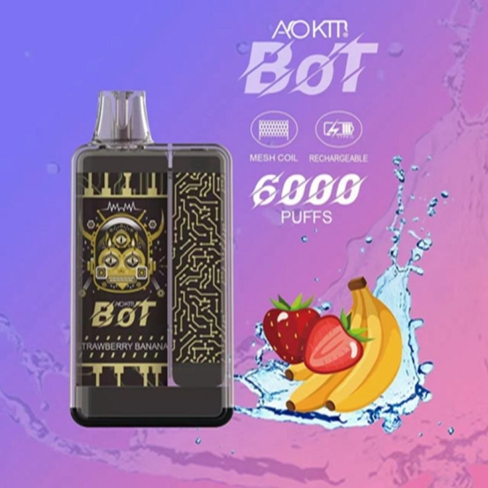 2024's Finest Vaping aokit bot 6000 6k electronic Aokit Bot  6k Electronic Mini 6000 Puffs Pen Vape