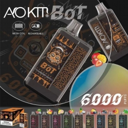 aokit bot 6000 6k electronic Aokit Bot  6k Electronic Mini 6000 Puffs Nicotine