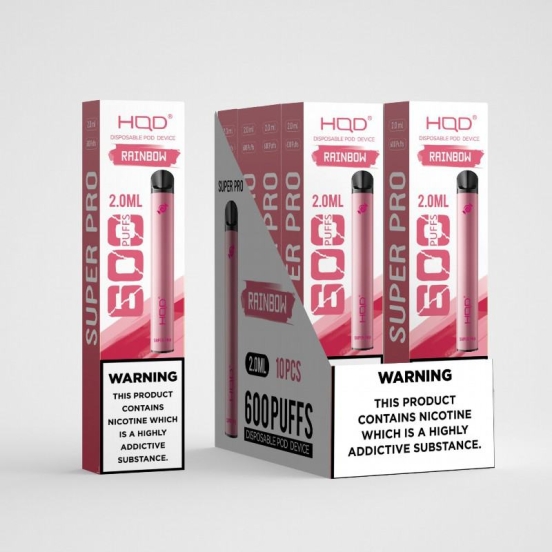 Bulk Price Hqd Wholesale Super Pro 600 Puffs Disposable Vape