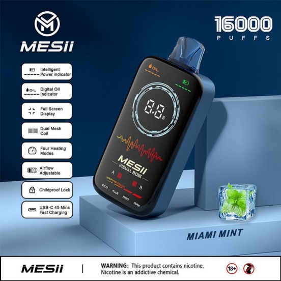 Wholesale Price Mesii Visual Box 16000 Mesii Visual 16000 Puffs Vape