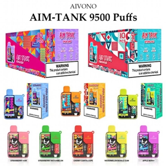 Best Vape Disposable Vape Wholesale AIVONO Aim Tank 9500 Puffs