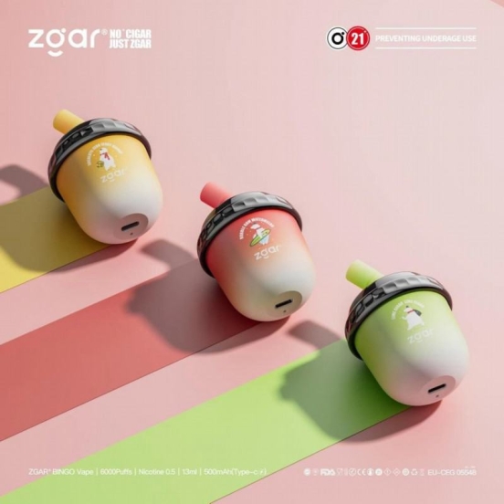 Baish Disposable Vape Brands Zgar Bingo 6000
