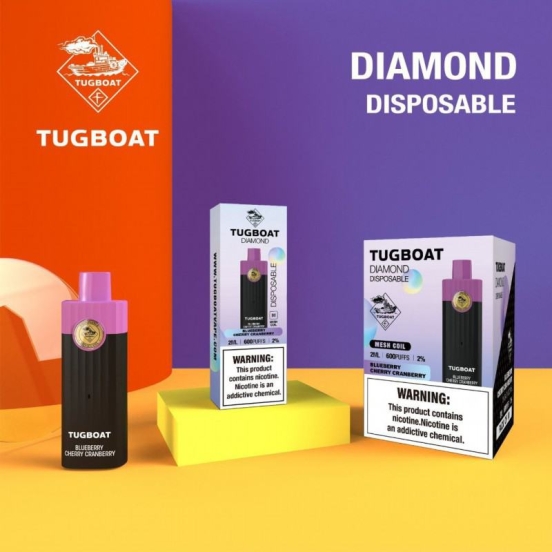 TUGBOAT Tugboat Diamond 600 Puffs Disposable Vape Pen Wholesale