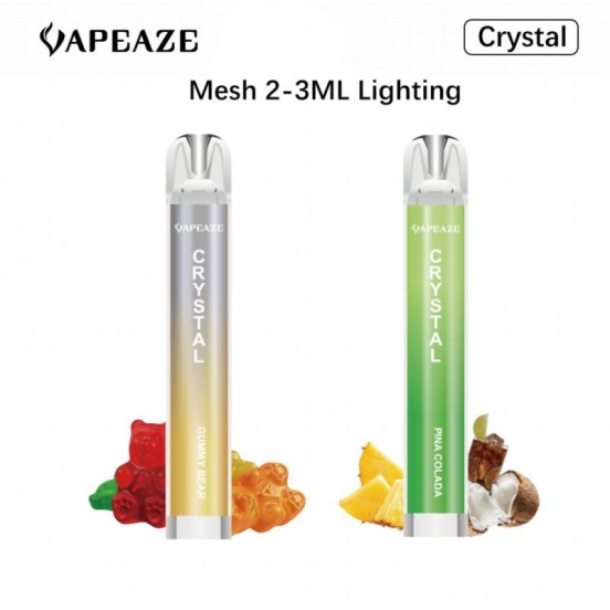 Superior Quality Disposable AZE & Support Customization Vape Crystal 600 Puffs Pen Wholesale