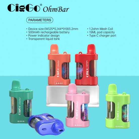 Disposable Vape Pens CigGo Ciggo Ohm 600 Puffs Wholesale