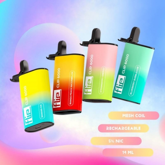 Flie Clip 6000 Puffs Disposable Vape Bulk Price