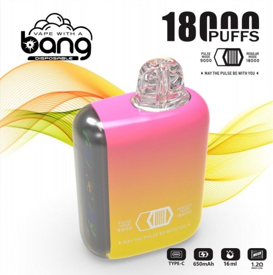 Top Selling Disposable Bang Vape 18k Puffs Brands