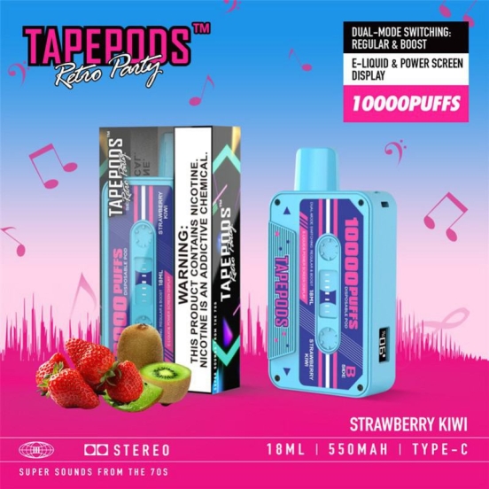 Customizable Disposable Blizzard E-cigarette Quizz Qd114 Mesh Coil Disposable Salt-nic 10000 Puffs Nicotine