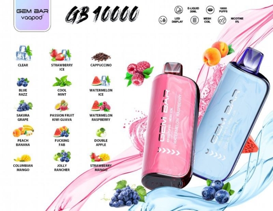 Hot Sale Gem 10000 Puffs Box