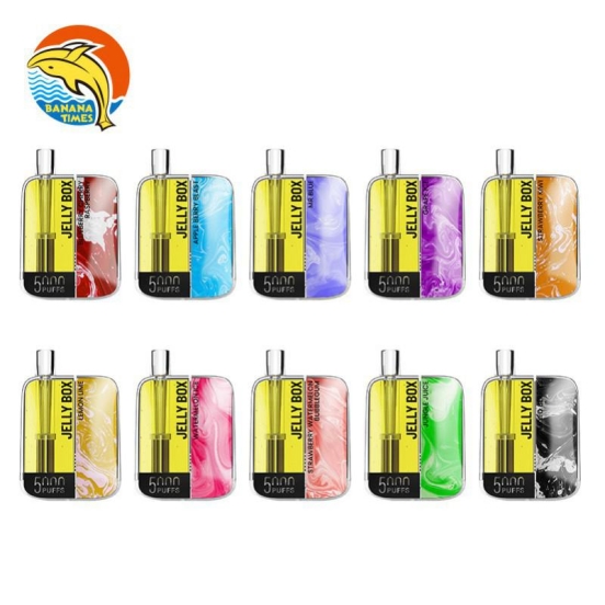 Cheap Pricing BANANATIMES/Custom Plus Jelly Box 5000 Puffs