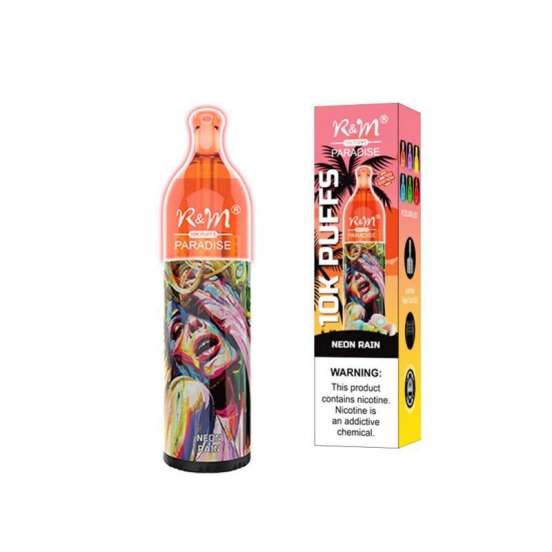 All Flavors Baish R&m Paradise 10000 Puffs Box Vape