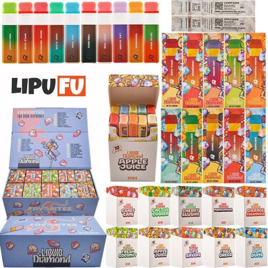 Best Quality Lipufu New 2g Favorite Wholesale Disposable Vapes