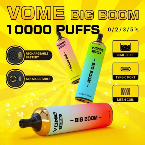 Hot Sale volestech Pen Vome Big Boom 10000 Puffs Hits Vape Puffs