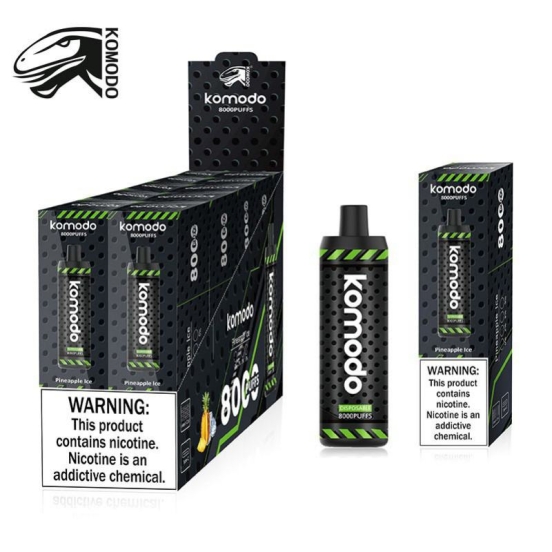 Bestseller Puff Komodo Dtl 8k 8000 Puffs Electronic Cigarette
