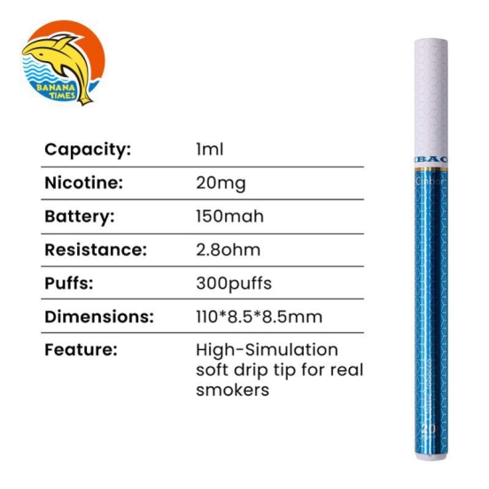 Hot Selling BananaTimes Puff Cin Disposable Vap 200 Puffs Electronic Cigarette