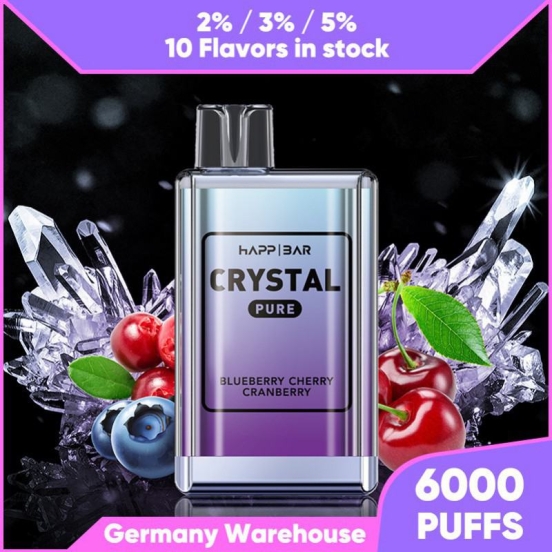 Competitive Pricing HAPP / White Label Happ Crystal Pure Wholesale Disposable Vape
