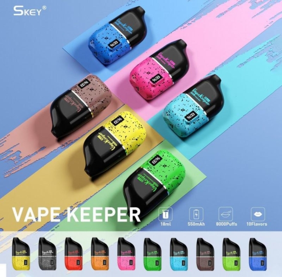 Oem Disposable Vapes Wholesale Skey Bubble /White-labeling Skey Keeper 8000 Puffs