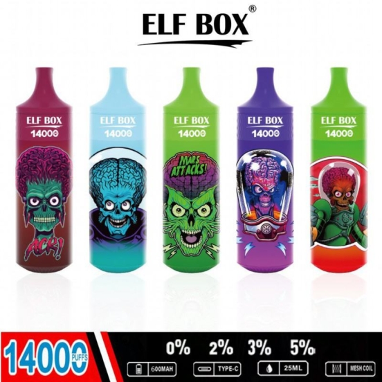 Insta Elf Box 14000 15000 Puffs Wholesale Disposable Vape Pens