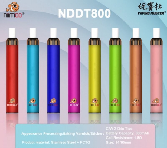 Wholesale Price Disposable Niimoo Drip Trips 880 800 Puffs Vape Pens