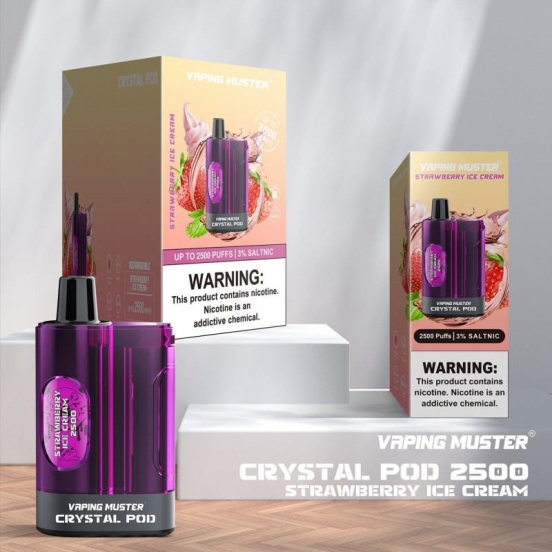 All Flavors Niimoo Disposable Vape Brands Vmcrystalpod 2500 Puffs