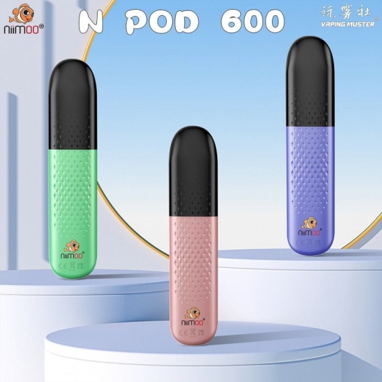 2024 Best Vape Pen Wholesale Price Disposable Vaping Muster Ndnpod 600 Puffs Vape Pen