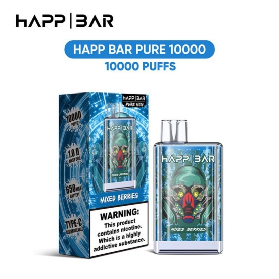 Wholesale Customized Happ Pure 6000 Mesh Coil 10000 Puffs Vape Bar