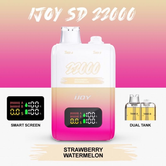 Cheap Pricing Ijoy Ssd 22000 Puffs Disposable E-cigarette