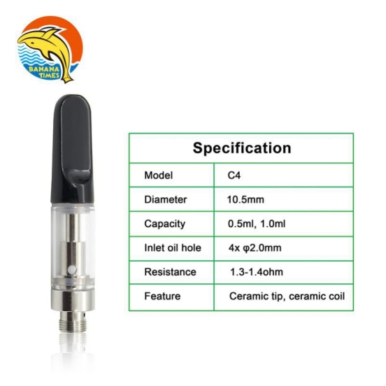 2024 Best Bananatimes C4 Empty Cartridge Vape Price