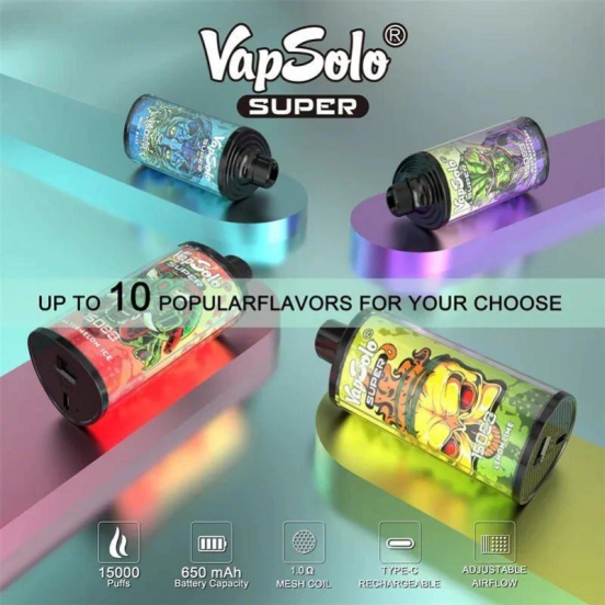 Disposable Big Hit Vape Vapsolo 15000 Puffs