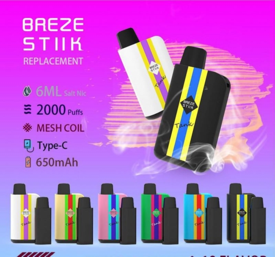 D Breze Stiik Pod Kit 2000 Puffs Wholesale